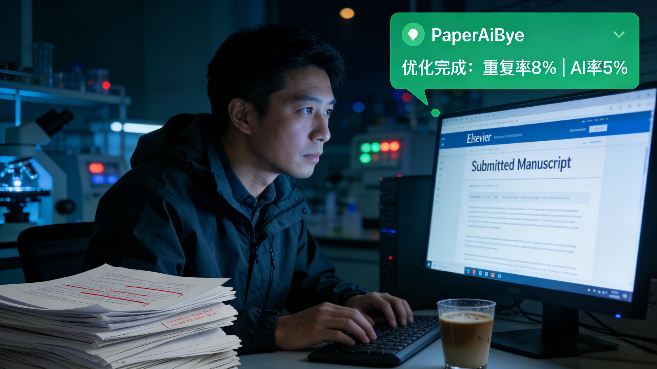 英专生血泪史：Deadline前3天，AI率28%！这个工具让我绝